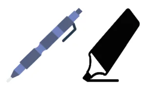 Olovka i marker